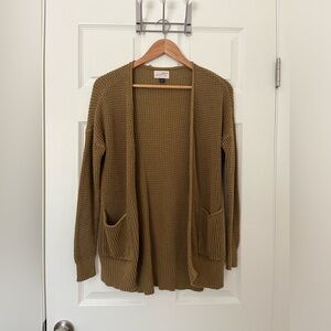 Universal Thread Olive Green Open-Front Cardigan